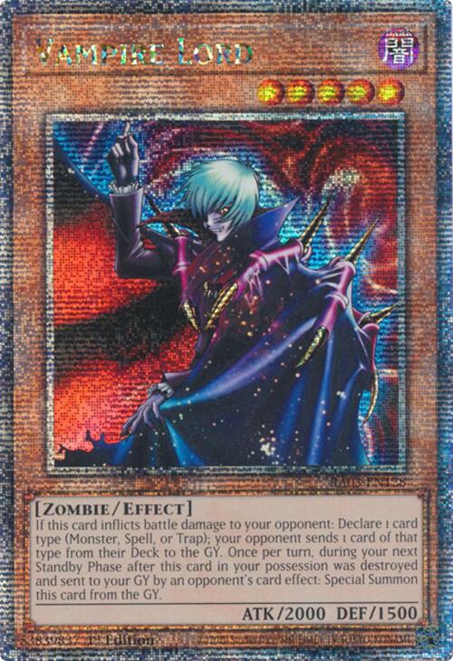 Vampire Lord (Quarter Century Secret Rare) [RA03-EN128] Quarter Century Secret Rare | Exor Games Dartmouth