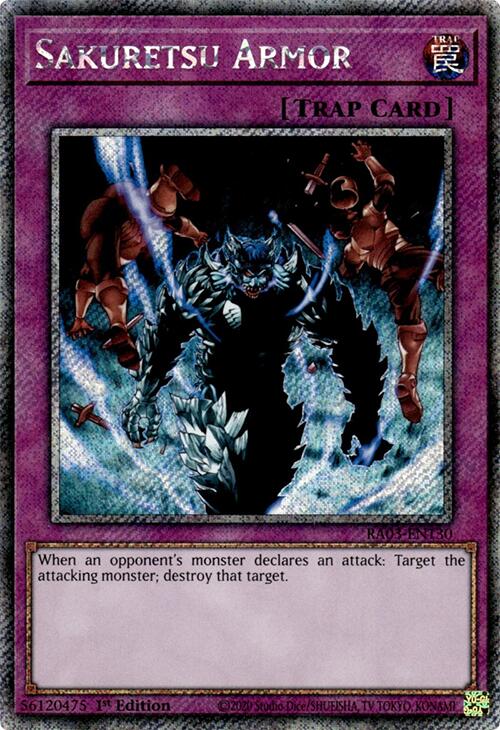 Sakuretsu Armor (Platinum Secret Rare) [RA03-EN130] Platinum Secret Rare | Exor Games Dartmouth