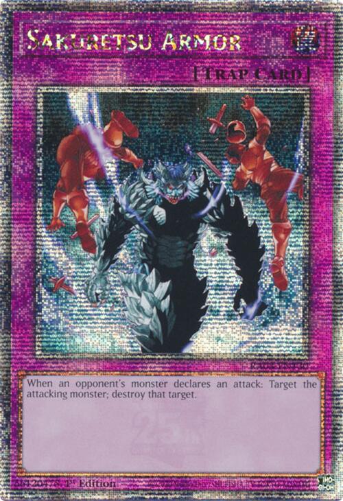 Sakuretsu Armor (Quarter Century Secret Rare) [RA03-EN130] Quarter Century Secret Rare | Exor Games Dartmouth