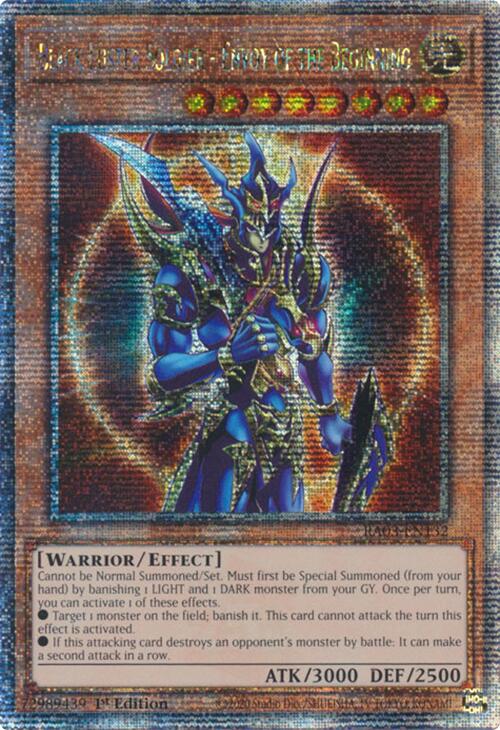 Black Luster Soldier - Envoy of the Beginning (Quarter Century Secret Rare) [RA03-EN132] Quarter Century Secret Rare | Exor Games Dartmouth