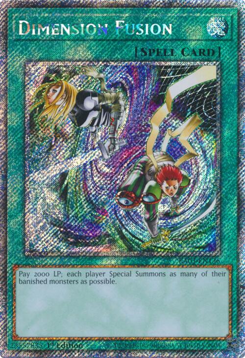 Dimension Fusion (Platinum Secret Rare) [RA03-EN136] Platinum Secret Rare | Exor Games Dartmouth