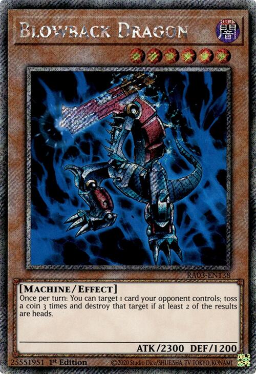 Blowback Dragon (Platinum Secret Rare) [RA03-EN138] Platinum Secret Rare | Exor Games Dartmouth