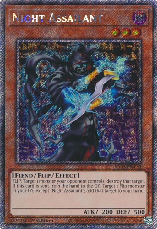 Night Assailant (Platinum Secret Rare) [RA03-EN139] Platinum Secret Rare | Exor Games Dartmouth