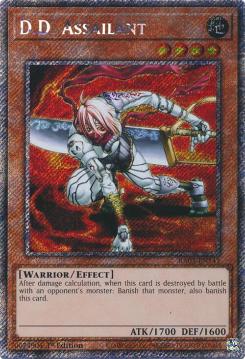 D.D. Assailant (Platinum Secret Rare) [RA03-EN141] Platinum Secret Rare | Exor Games Dartmouth