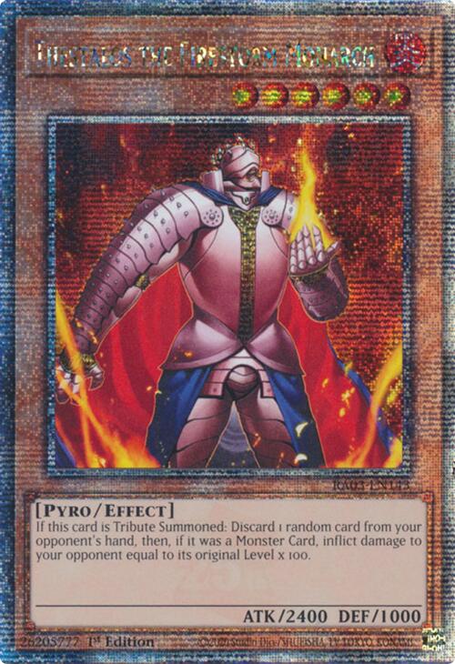 Thestalos the Firestorm Monarch (Quarter Century Secret Rare) [RA03-EN143] Quarter Century Secret Rare | Exor Games Dartmouth