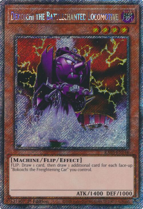 Dekoichi the Battlechanted Locomotive (Platinum Secret Rare) [RA03-EN144] Platinum Secret Rare | Exor Games Dartmouth