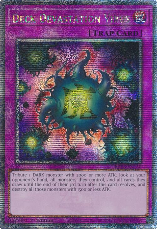 Deck Devastation Virus (Quarter Century Secret Rare) [RA03-EN150] Quarter Century Secret Rare | Exor Games Dartmouth