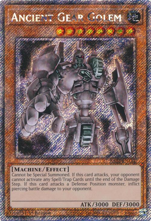 Ancient Gear Golem (Platinum Secret Rare) [RA03-EN151] Platinum Secret Rare | Exor Games Dartmouth