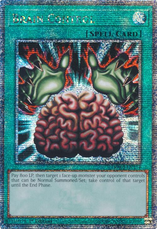 Brain Control (Quarter Century Secret Rare) [RA03-EN154] Quarter Century Secret Rare | Exor Games Dartmouth