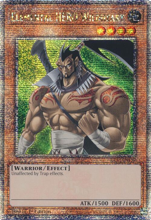 Elemental HERO Wildheart (Quarter Century Secret Rare) [RA03-EN157] Quarter Century Secret Rare | Exor Games Dartmouth