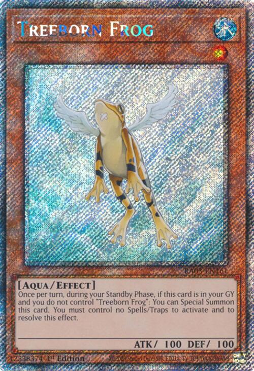 Treeborn Frog (Platinum Secret Rare) [RA03-EN161] Platinum Secret Rare | Exor Games Dartmouth