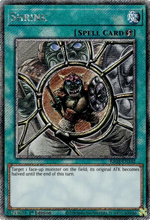 Shrink (Platinum Secret Rare) [RA03-EN162] Platinum Secret Rare | Exor Games Dartmouth