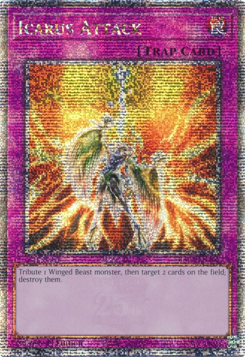 Icarus Attack (Quarter Century Secret Rare) [RA03-EN165] Quarter Century Secret Rare | Exor Games Dartmouth