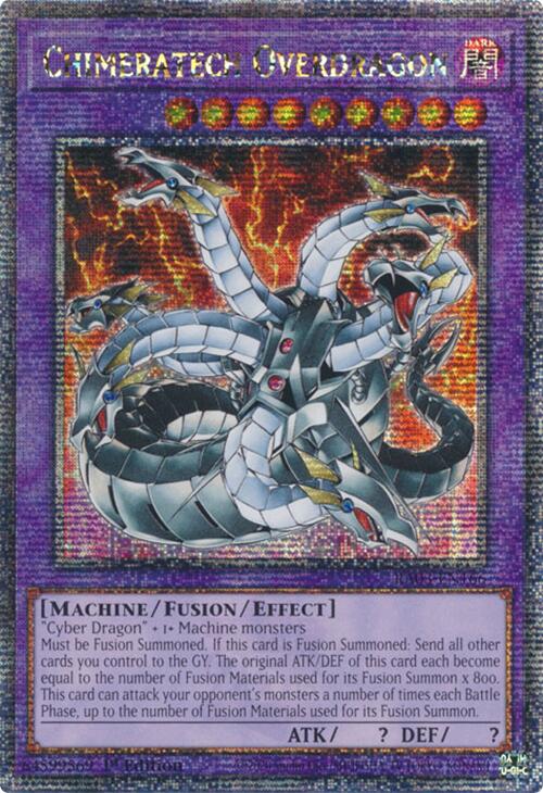 Chimeratech Overdragon (Quarter Century Secret Rare) [RA03-EN166] Quarter Century Secret Rare | Exor Games Dartmouth