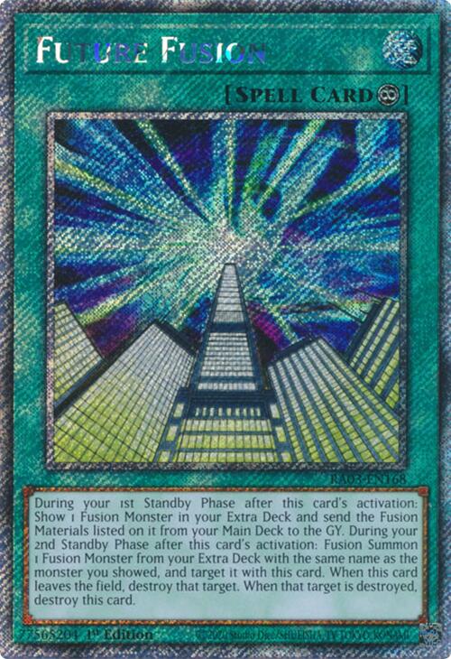 Future Fusion (Platinum Secret Rare) [RA03-EN168] Platinum Secret Rare | Exor Games Dartmouth