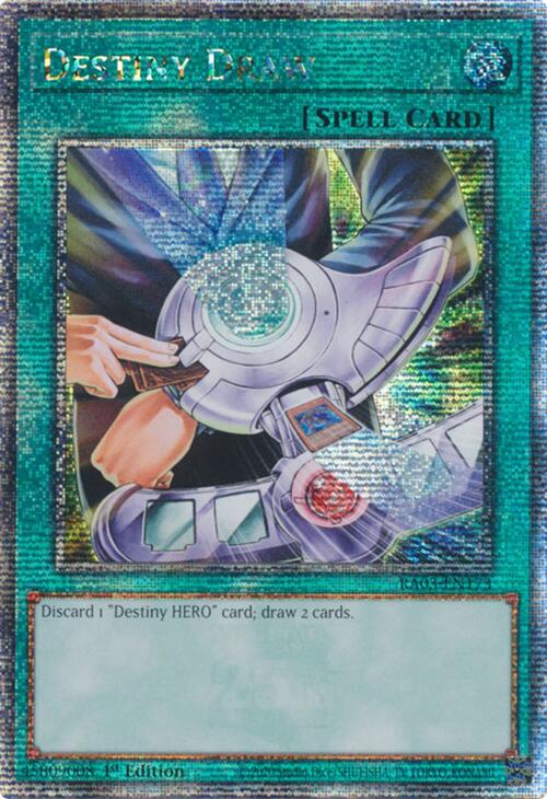 Destiny Draw (Quarter Century Secret Rare) [RA03-EN173] Quarter Century Secret Rare | Exor Games Dartmouth