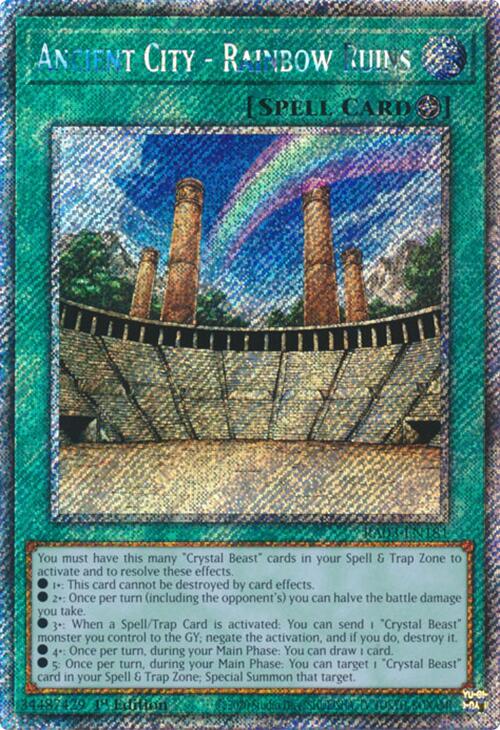 Ancient City - Rainbow Ruins (Platinum Secret Rare) [RA03-EN181] Platinum Secret Rare | Exor Games Dartmouth