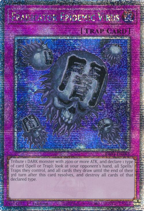 Eradicator Epidemic Virus (Quarter Century Secret Rare) [RA03-EN183] Quarter Century Secret Rare | Exor Games Dartmouth