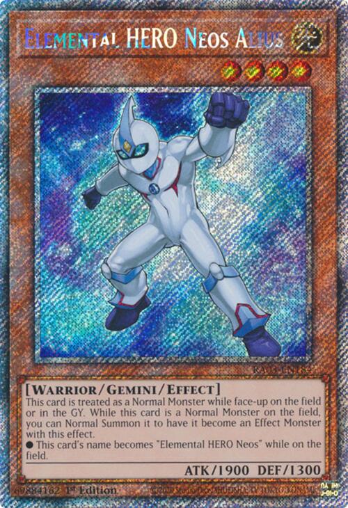 Elemental HERO Neos Alius (Platinum Secret Rare) [RA03-EN184] Platinum Secret Rare | Exor Games Dartmouth