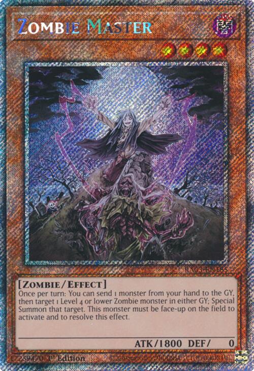 Zombie Master (Platinum Secret Rare) [RA03-EN185] Platinum Secret Rare | Exor Games Dartmouth