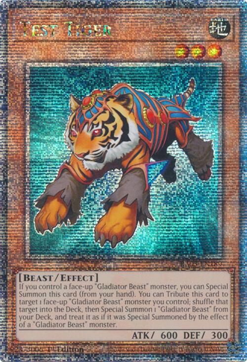 Test Tiger (Quarter Century Secret Rare) [RA03-EN189] Quarter Century Secret Rare | Exor Games Dartmouth