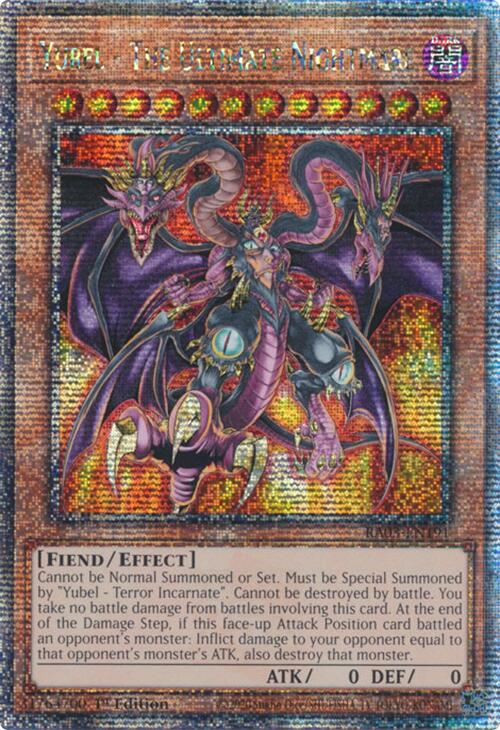 Yubel - The Ultimate Nightmare (Quarter Century Secret Rare) [RA03-EN191] Quarter Century Secret Rare | Exor Games Dartmouth