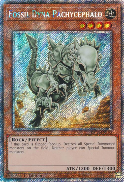Fossil Dyna Pachycephalo (Platinum Secret Rare) [RA03-EN195] Platinum Secret Rare | Exor Games Dartmouth