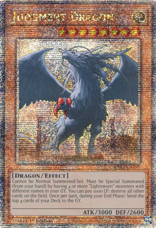 Judgment Dragon (Quarter Century Secret Rare) [RA03-EN196] Quarter Century Secret Rare | Exor Games Dartmouth