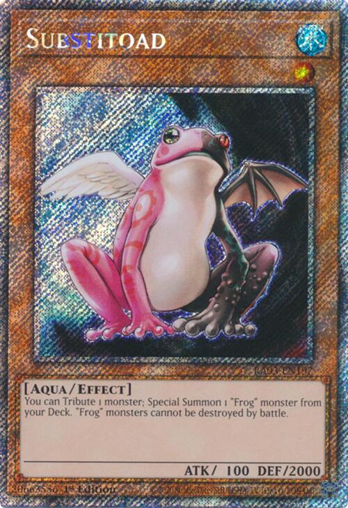 Substitoad (Platinum Secret Rare) [RA03-EN197] Platinum Secret Rare | Exor Games Dartmouth