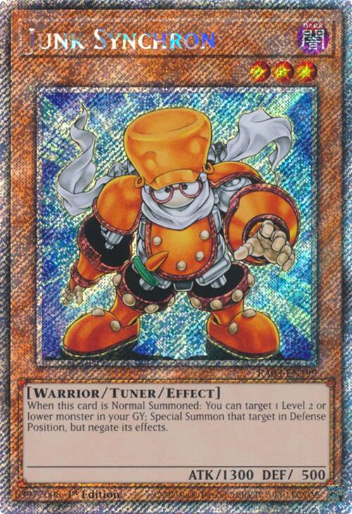 Junk Synchron (Platinum Secret Rare) [RA03-EN199] Platinum Secret Rare | Exor Games Dartmouth