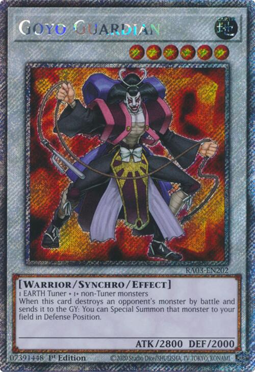 Goyo Guardian (Platinum Secret Rare) [RA03-EN202] Platinum Secret Rare | Exor Games Dartmouth
