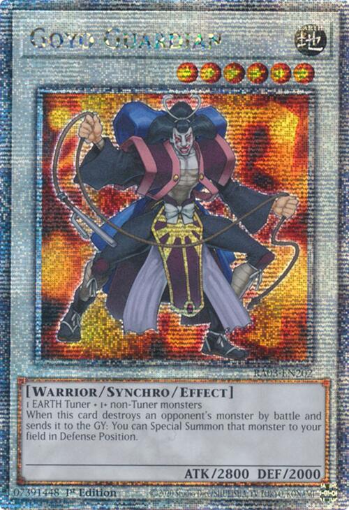 Goyo Guardian (Quarter Century Secret Rare) [RA03-EN202] Quarter Century Secret Rare | Exor Games Dartmouth