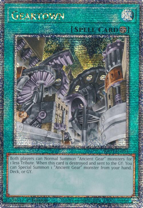 Geartown (Quarter Century Secret Rare) [RA03-EN203] Quarter Century Secret Rare | Exor Games Dartmouth