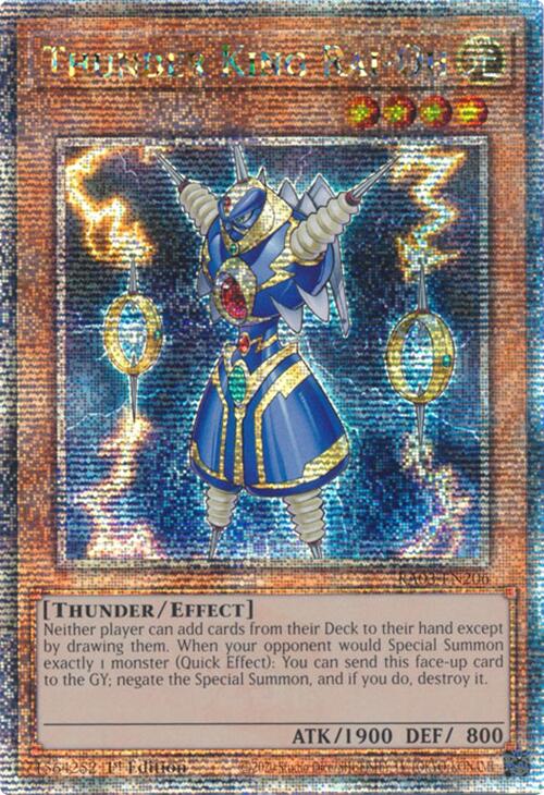 Thunder King Rai-Oh (Quarter Century Secret Rare) [RA03-EN206] Quarter Century Secret Rare | Exor Games Dartmouth
