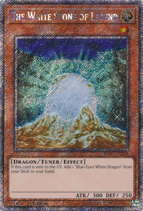 The White Stone of Legend (Platinum Secret Rare) [RA03-EN208] Platinum Secret Rare | Exor Games Dartmouth