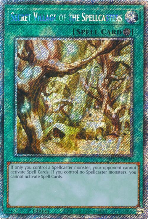 Secret Village of the Spellcasters (Platinum Secret Rare) [RA03-EN209] Platinum Secret Rare | Exor Games Dartmouth
