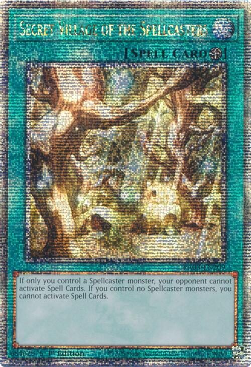 Secret Village of the Spellcasters (Quarter Century Secret Rare) [RA03-EN209] Quarter Century Secret Rare | Exor Games Dartmouth