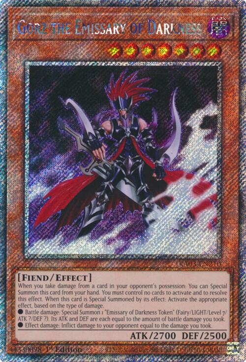 Gorz the Emissary of Darkness (Platinum Secret Rare) [RA03-EN210] Platinum Secret Rare | Exor Games Dartmouth