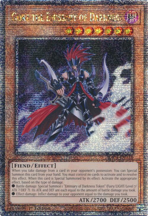 Gorz the Emissary of Darkness (Quarter Century Secret Rare) [RA03-EN210] Quarter Century Secret Rare | Exor Games Dartmouth