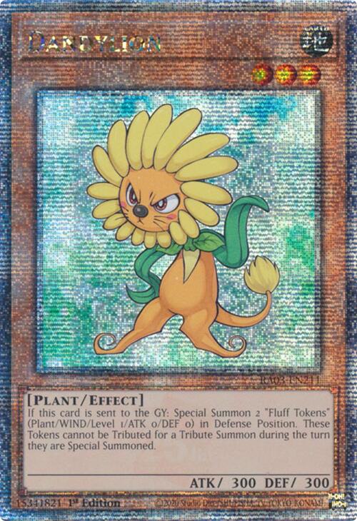 Dandylion (Quarter Century Secret Rare) [RA03-EN211] Quarter Century Secret Rare | Exor Games Dartmouth