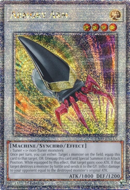 Armory Arm (Quarter Century Secret Rare) [RA03-EN213] Quarter Century Secret Rare | Exor Games Dartmouth