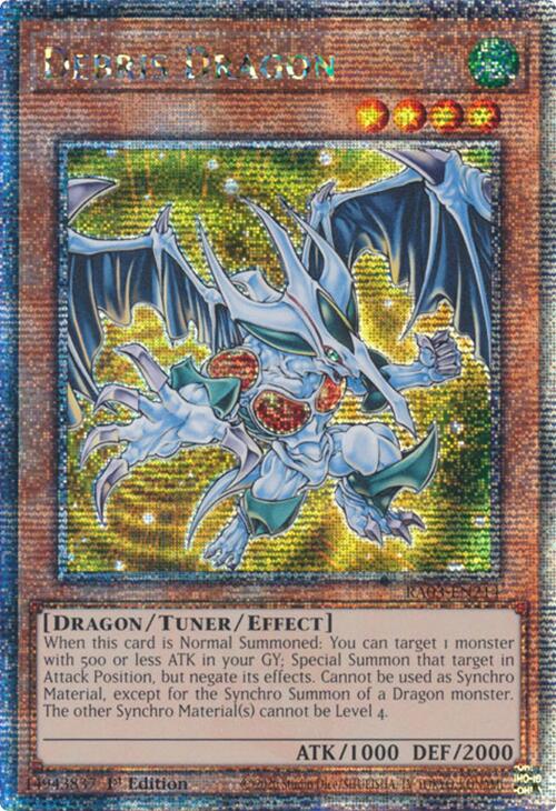 Debris Dragon (Quarter Century Secret Rare) [RA03-EN214] Quarter Century Secret Rare | Exor Games Dartmouth