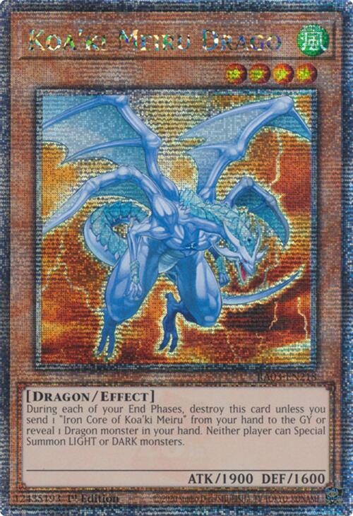 Koa'ki Meiru Drago (Quarter Century Secret Rare) [RA03-EN218] Quarter Century Secret Rare | Exor Games Dartmouth