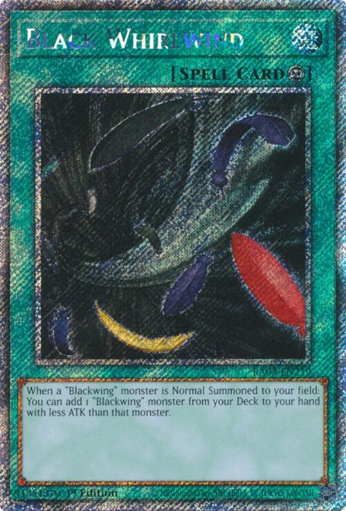 Black Whirlwind (Platinum Secret Rare) [RA03-EN219] Platinum Secret Rare | Exor Games Dartmouth