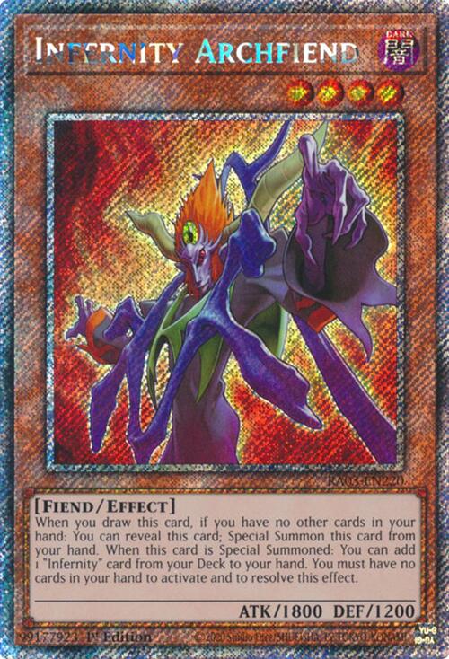 Infernity Archfiend (Platinum Secret Rare) [RA03-EN220] Platinum Secret Rare | Exor Games Dartmouth