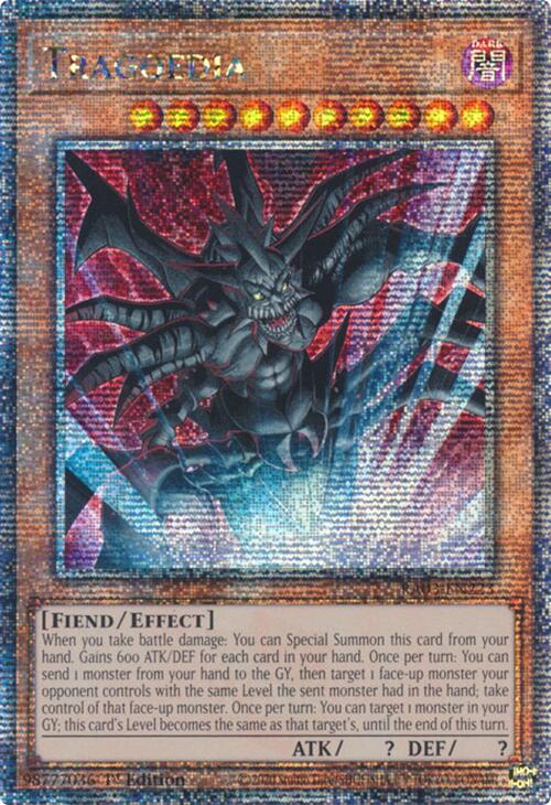 Tragoedia (Quarter Century Secret Rare) [RA03-EN223] Quarter Century Secret Rare | Exor Games Dartmouth
