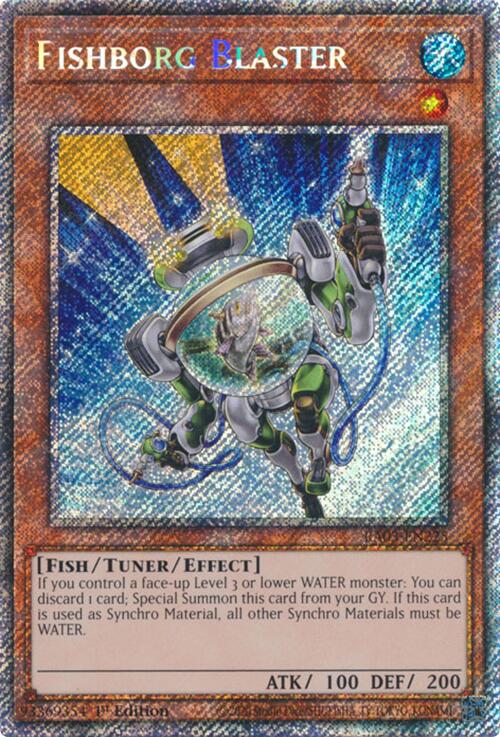 Fishborg Blaster (Platinum Secret Rare) [RA03-EN225] Platinum Secret Rare | Exor Games Dartmouth