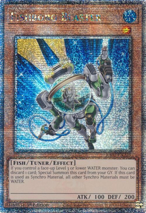 Fishborg Blaster (Quarter Century Secret Rare) [RA03-EN225] Quarter Century Secret Rare | Exor Games Dartmouth