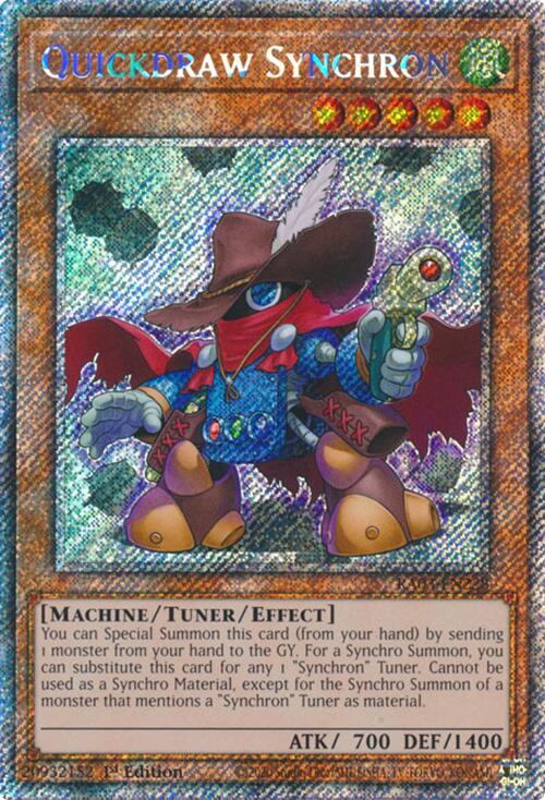 Quickdraw Synchron (Platinum Secret Rare) [RA03-EN228] Platinum Secret Rare | Exor Games Dartmouth