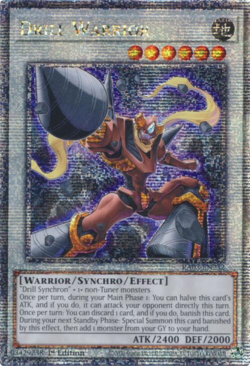 Drill Warrior (Quarter Century Secret Rare) [RA03-EN232] Quarter Century Secret Rare | Exor Games Dartmouth